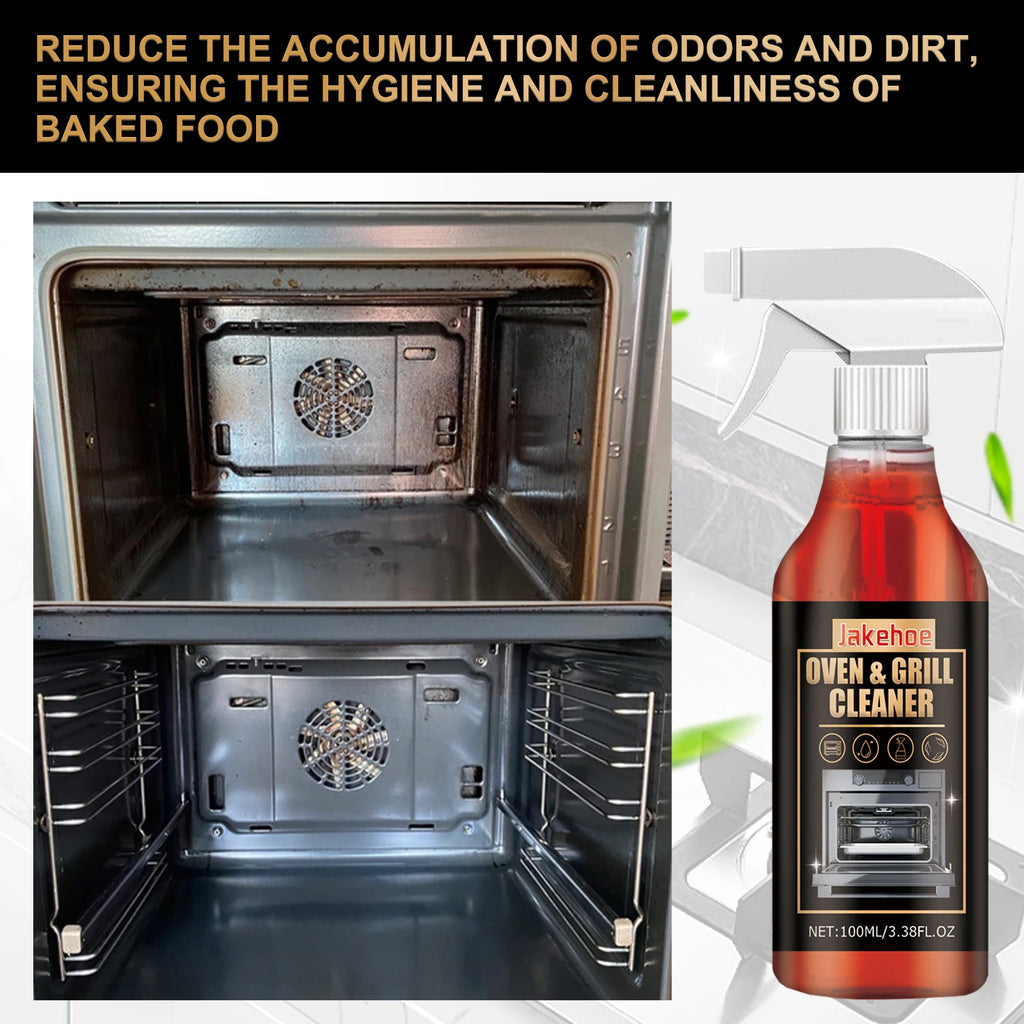 Kitchen Oven Cleaning Foam Spray Powerful Heavy Oil Stain Remover Multi Purpose Cleaner for Grill Stove Cookware Cleaning Tools