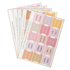 Bohemian Style Bookmarks Bible Index Tabs Clear Stickers For Easy Reading Study Supplies Page Markers