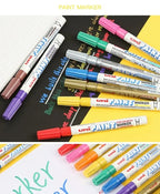 1pcs Japan UNI Paint Marker PX-21 Color Oil-based Permanent 0.8-1.2mm Tire Touch Up Painting Waterproof Graffiti Art Supplies