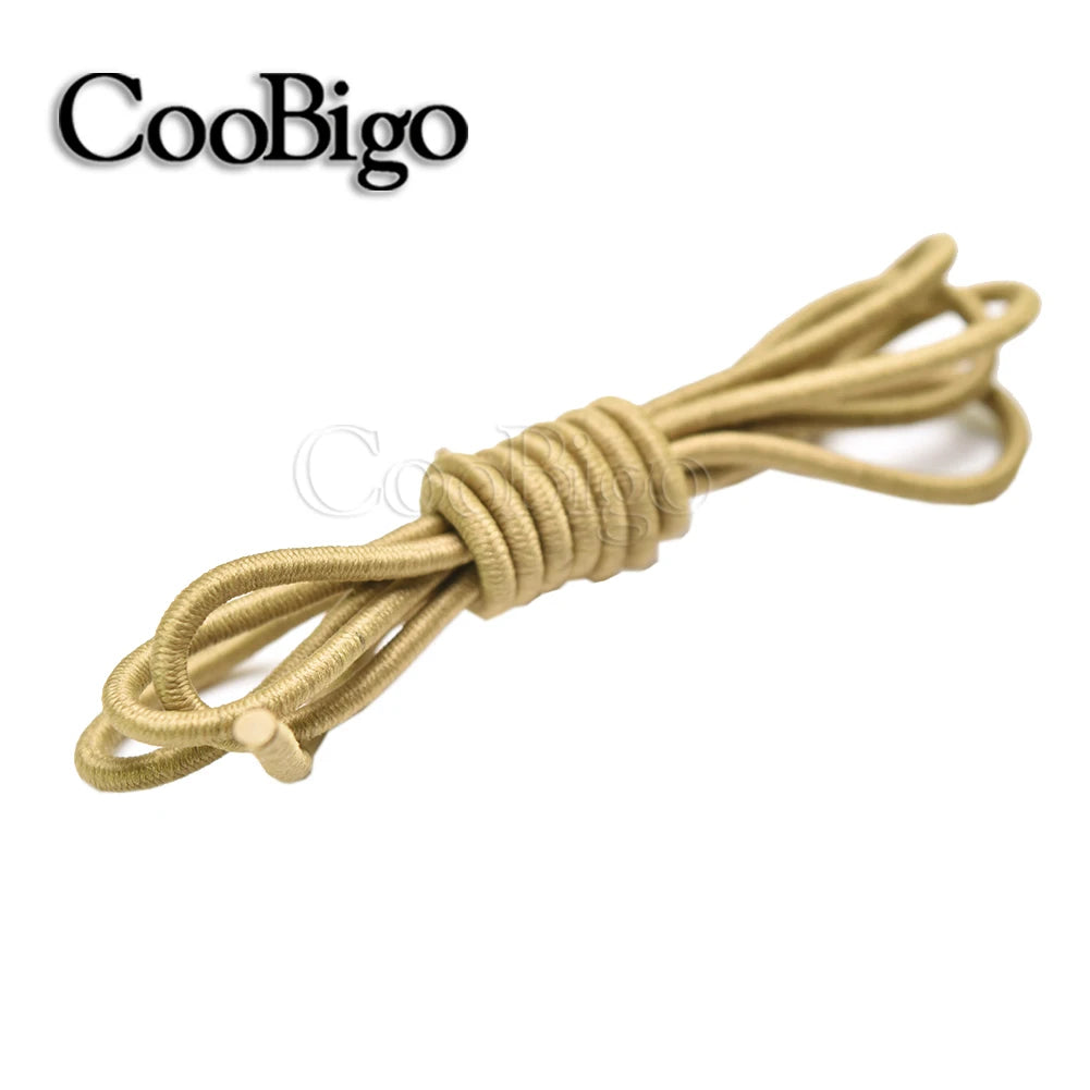 5Meters 3mm Colorful Single Core Round Elastic Band Rubber Rope Flexible Line Stretchable Cord DIY Craft Sewing Accessories