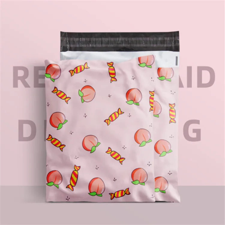 100PCS Poly Mailer Adhesive Envelope Printing Bag DIY Clothes T-shirt Pantihose Skirt Underwear Bra Shipping Packaging Pouches