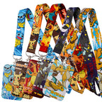 Japanese Anime Monsters Neck Strap Lanyard for Keys Keychain Badge Holder ID Credit Card Pass Mobile Phone Charm Accessories