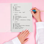 Premium Square Grid Spiral Notebook Heavy-Duty Graph Paper Notepad for Students Professionals Office School Daily Planning Diary