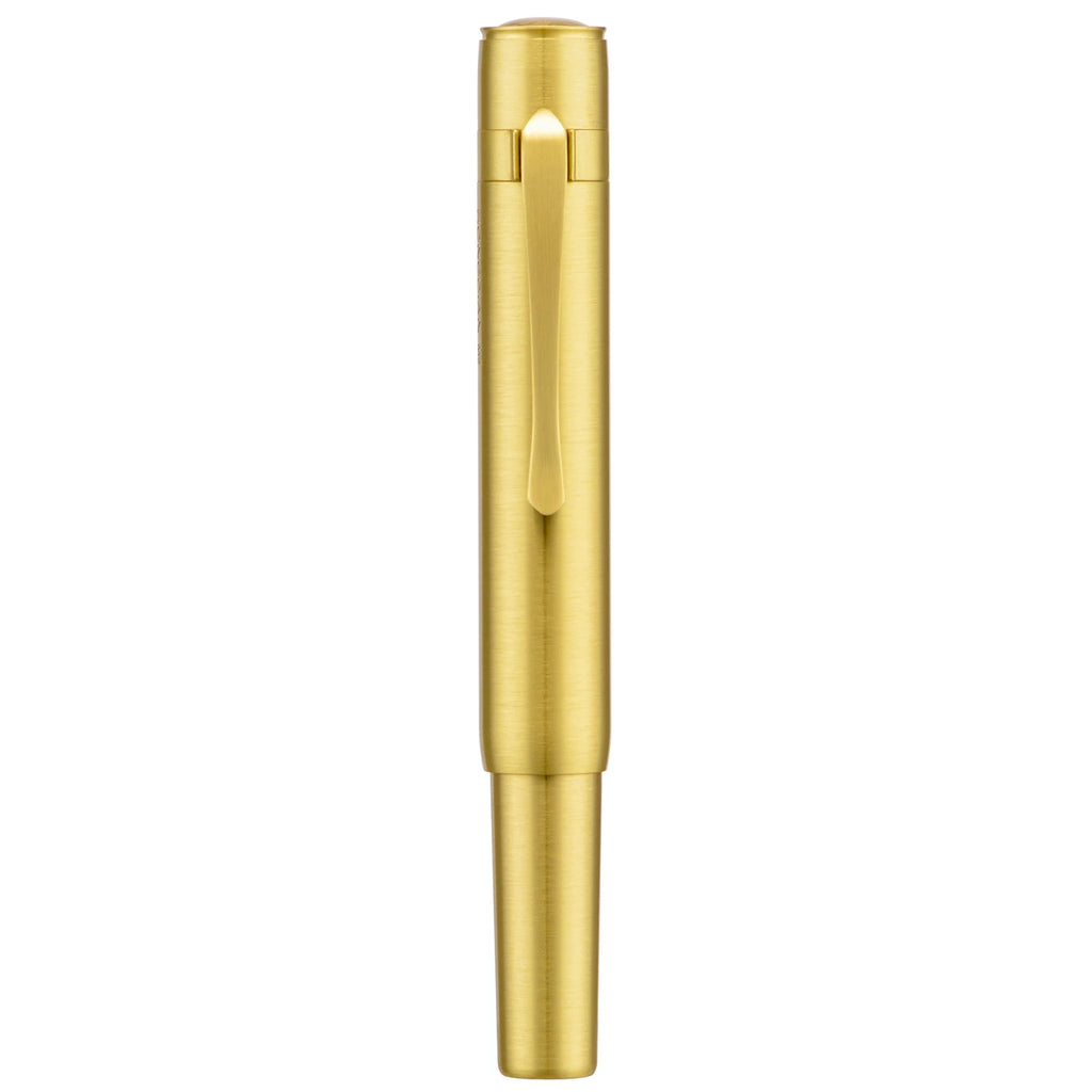 Hongdian M2 Brass Fountain Pen EF/F/M/Long Knife Nib Short Pocket Portable Writing Pen with Converter