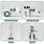 150/200/300 mm Electronic Digital Vernier Calipers IP54 Water Resistant Measuring Tool Waterproof Stainless Steel Caliper