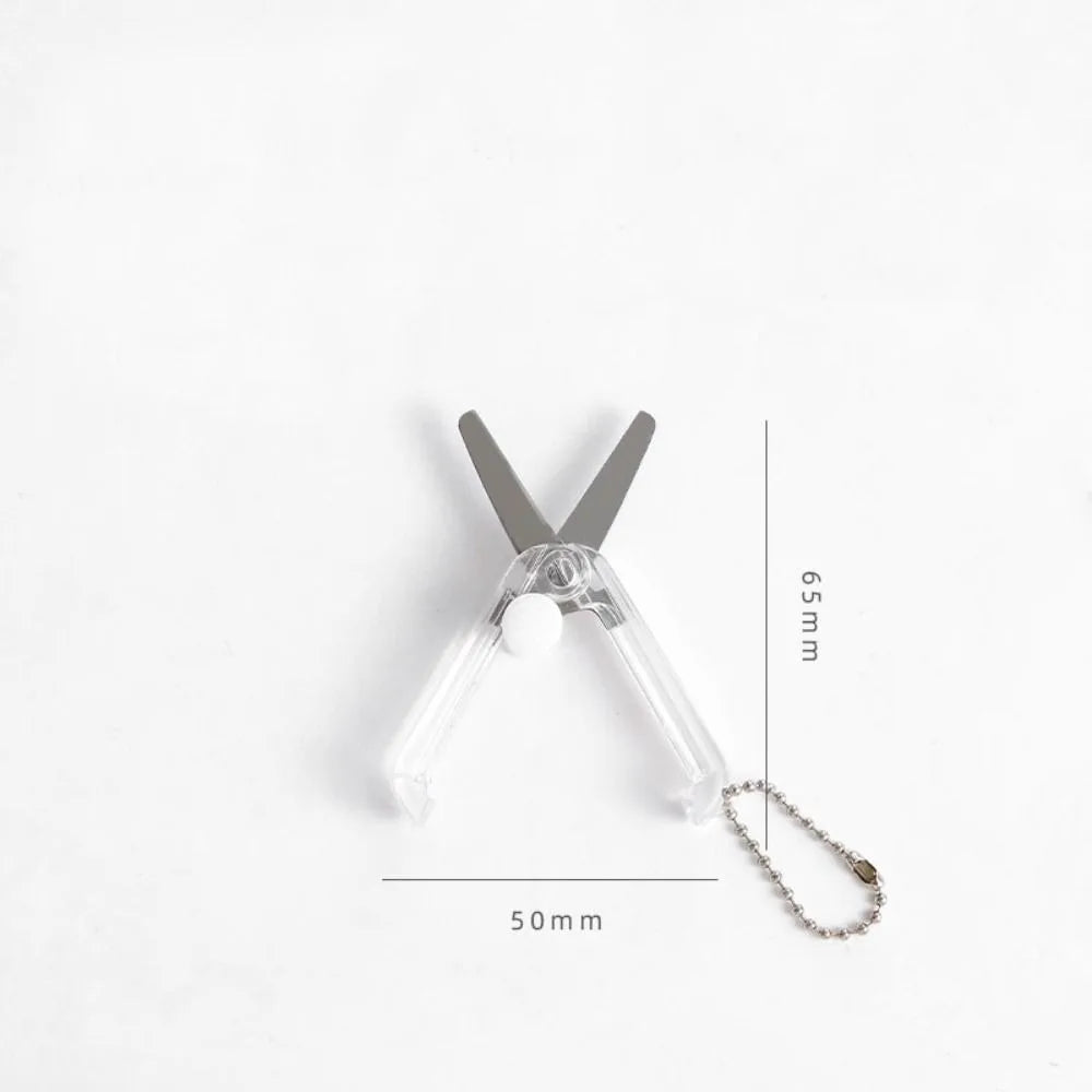 Portable Scissors For Office Students Mini Stainless Scissors Folding Scissors Multifunctional