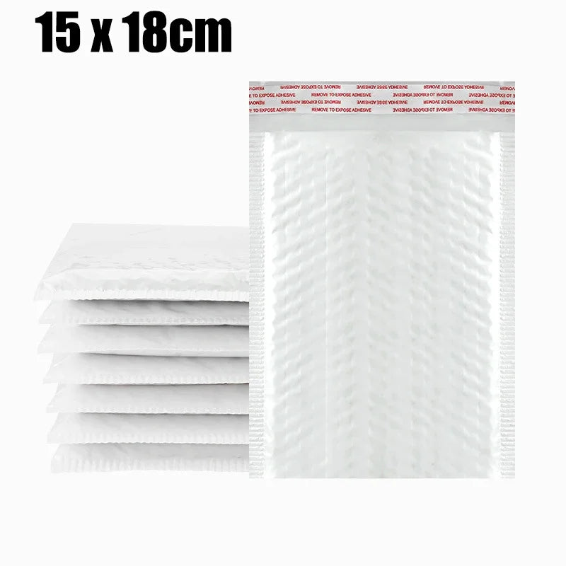 11/15/23cm White Bubble Envelopes Thicken Waterproof & Shockproof Bubble Mailers Shipping Envelope Bags Self Seal Packing Bag