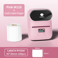 Phomemo M110 Label Makers Barcode Label Printer Bluetooth Portable Thermal Printer for Small Business Address Logo Clothing