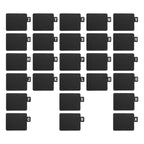 26Pcs Book Index Dividers Black A-Z Alphabetical Tab Storage Separators for Vinyl Record Cd Dvd Media Organization Library Shelf