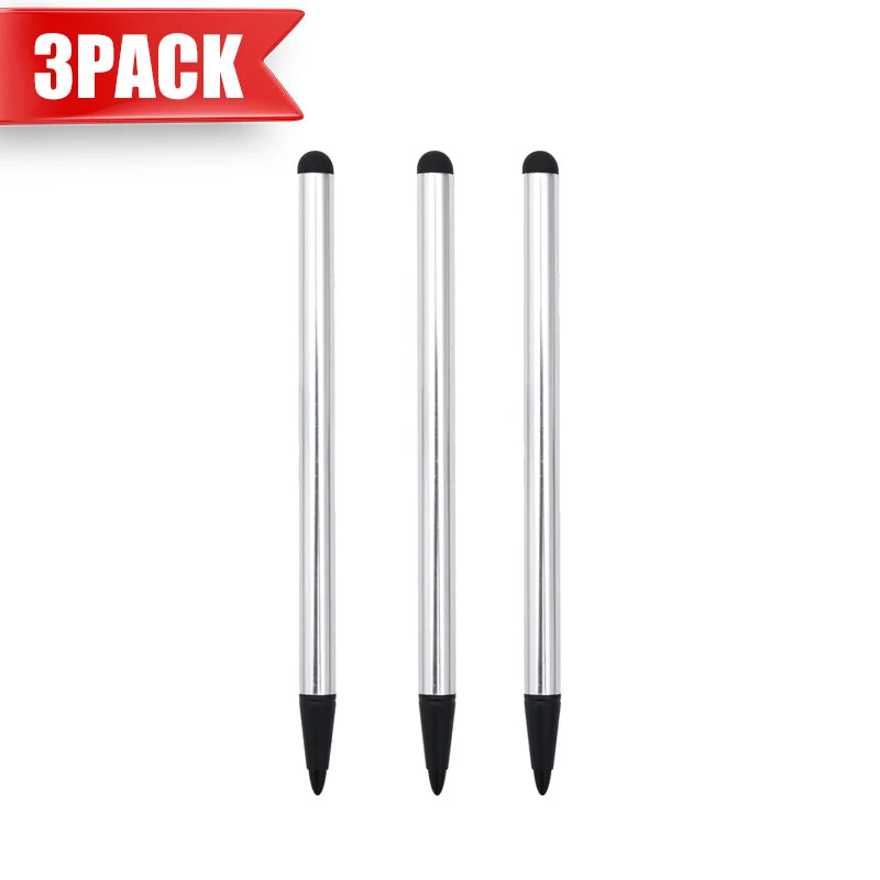 1/3PACK Universal Stylus Pencil Portable 2 in 1 Universal Touch Screen Pen Capacitive Resistive Stylus for Phones Tablets Laptop