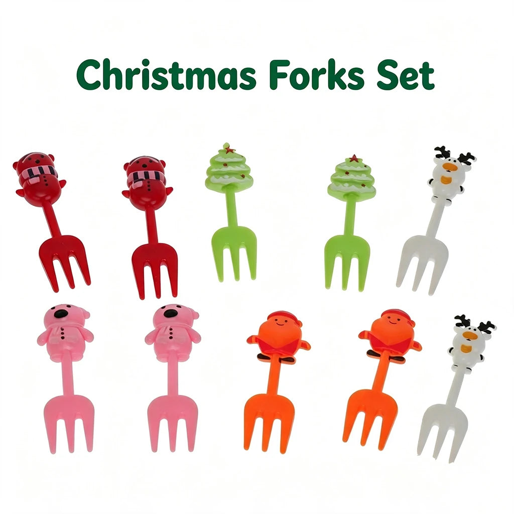 Kids Lunch Bento Box Accessories with Silicone Cupcake Liners for Baking and Small Animal Food Toothpicks Fruit Forks