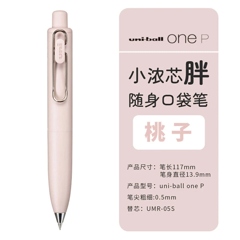 Uni Uniball One P 1pcs Gel Pen Japan Original New Stationery UMN-SP 0.5 Mini Pocket Pen Cute Portable Writing,Record Neutral Pen