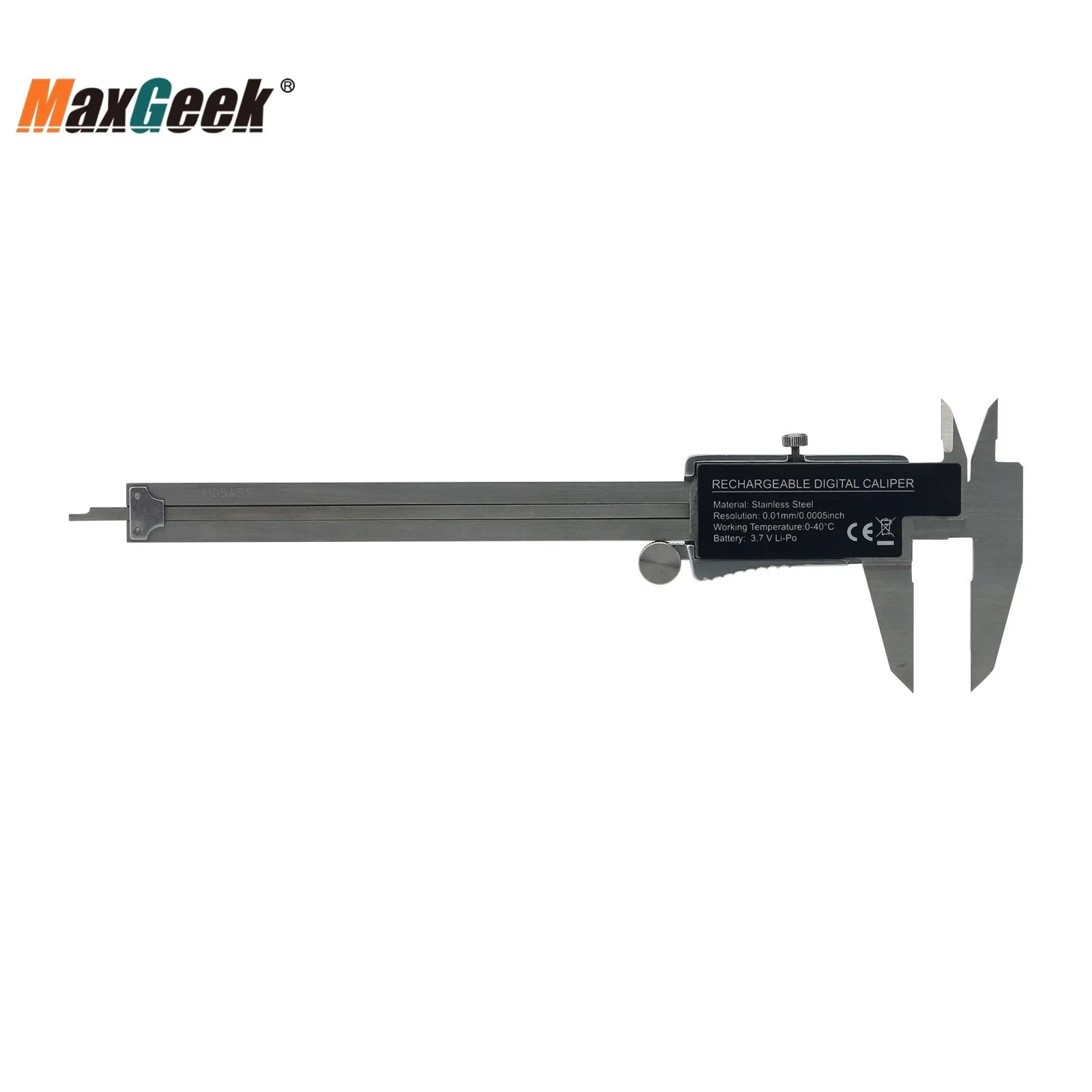 MaxGeek Rechargeable Digital Vernier Caliper with Back Light Function USB-C Charging Measuring Tools 150mm/200mm/300mm