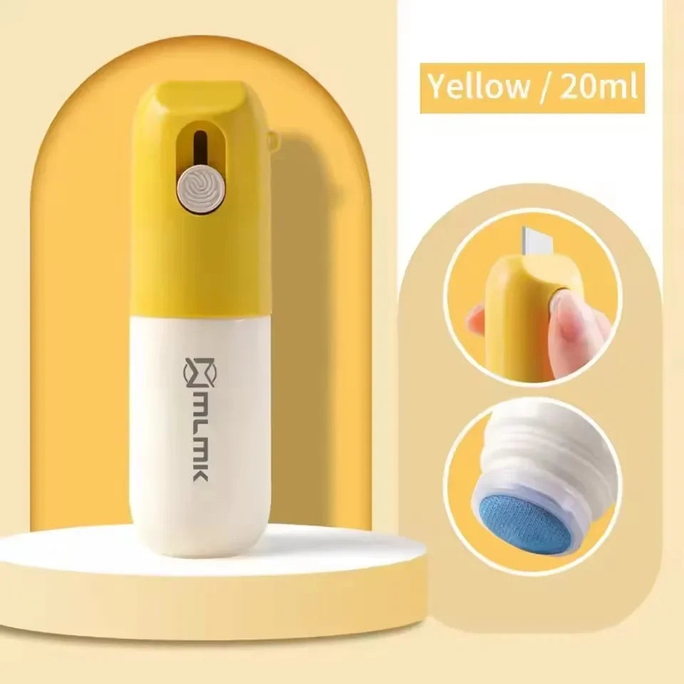 2 in 1 Thermal Paper Correction Fluid with Knife Unboxing Knife Letter Opener Privacy Protection Fluid Thermal Paper Eraser 20ml