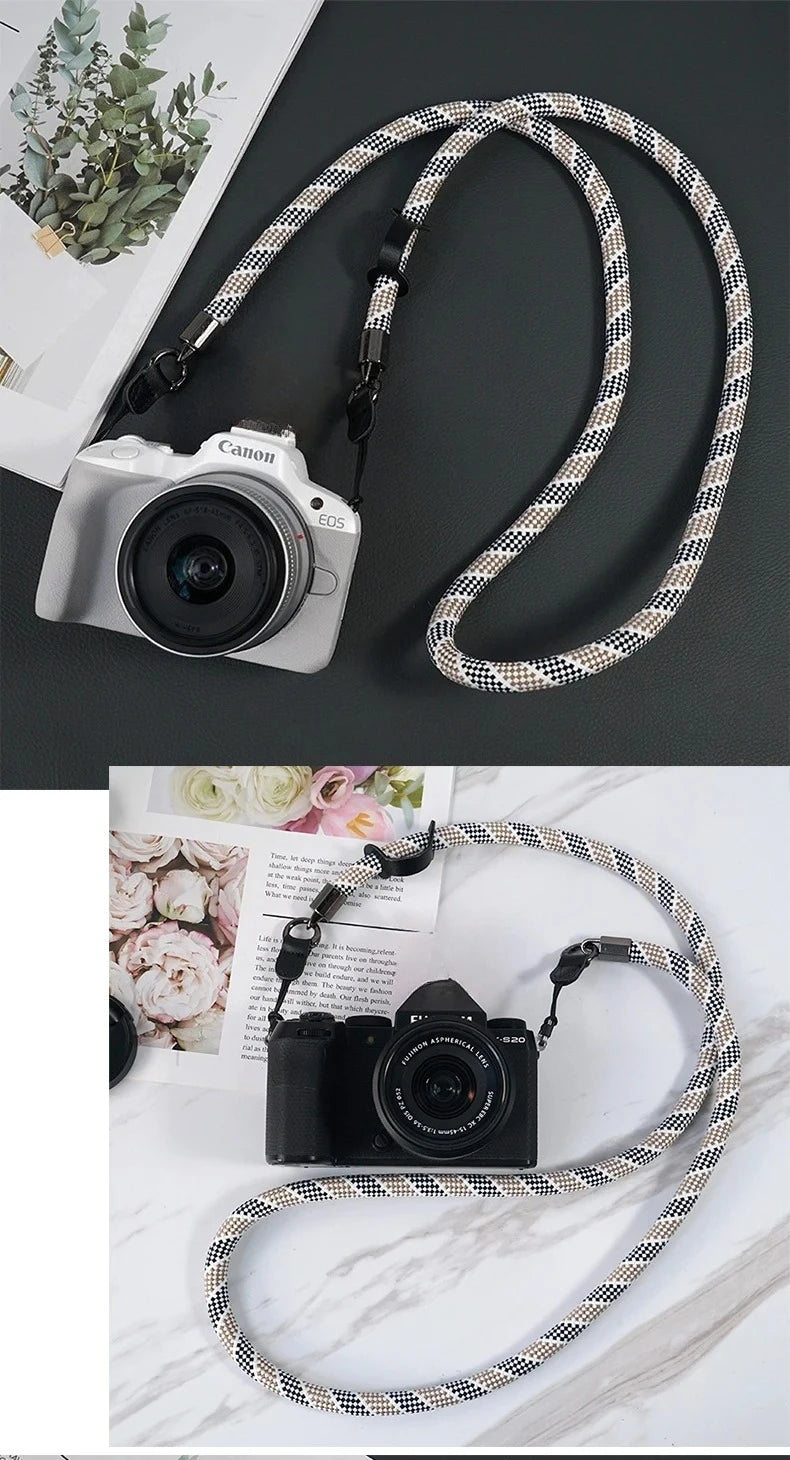 Camera Shoulder Strap Lanyard for Nikon Panasonic Canon Leica Sony Pentax Fujifilm Micro Single Camera Neck Strap Sony A7M4 Fuji
