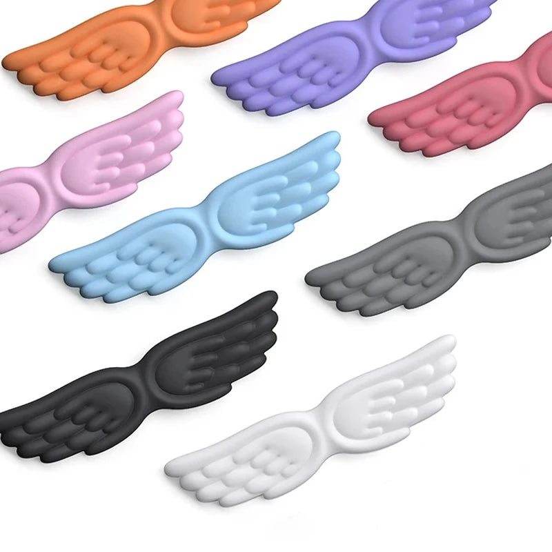 Keyboard Mouse Wrist Rest Angel Wing Memory Foam Mouse Pad Set Wrist Support Ergonomic Non-Slip for Computer Laptop Easy Typing