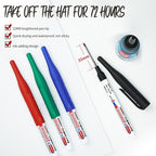 4/5Pcs 20+32mm Deep Hole Marker Pens Bathroom Waterproof Bathroom Woodworking Decoration Multi-purpose Long Head Oil Markers Pen