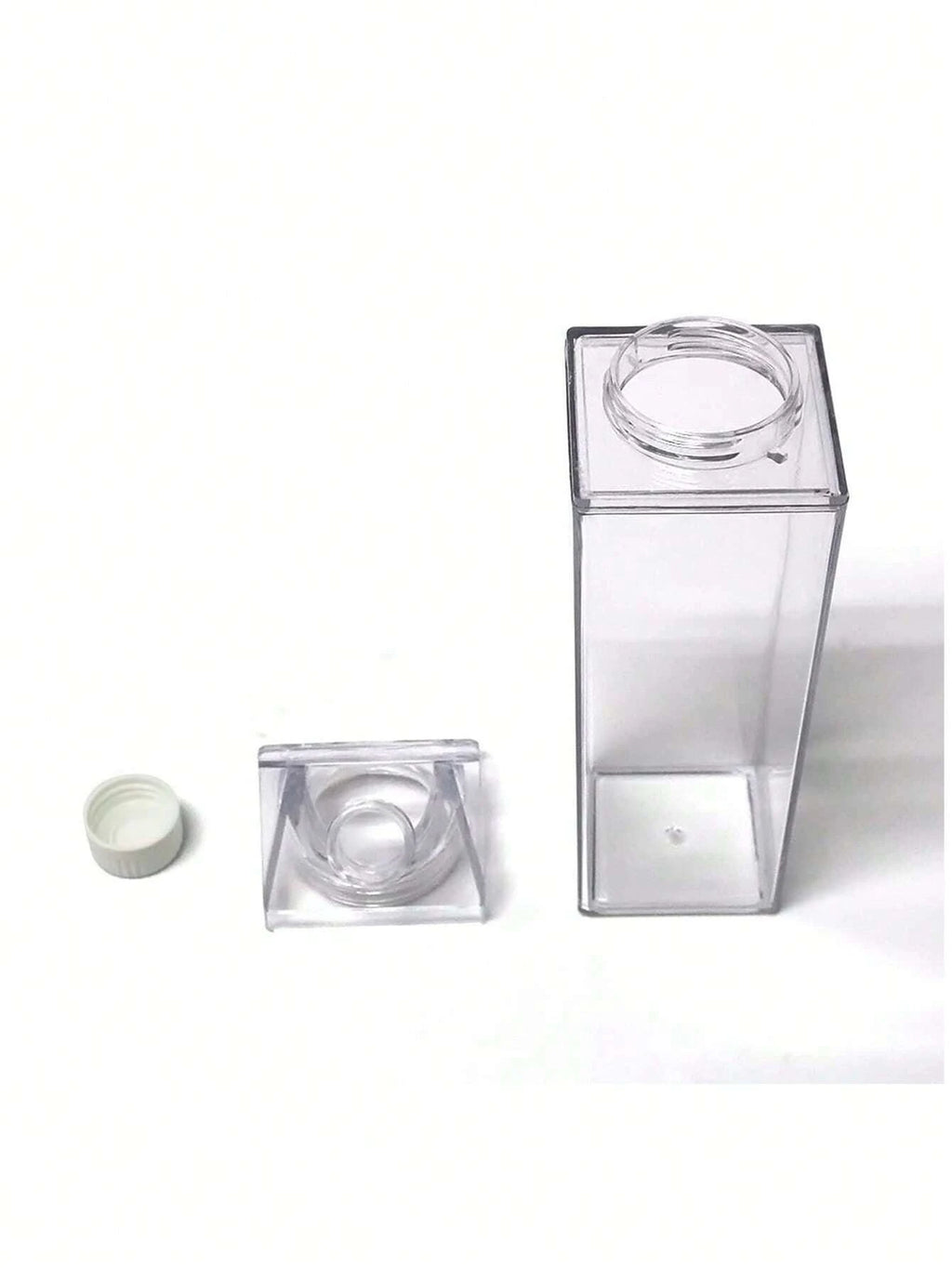 500/1000ml Milk Carton Water Bottle Transparent Plastic Portable Clear Box For Juice Tea Milk Bottles Drinking Cup