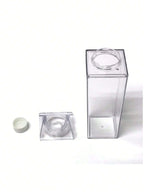 500/1000ml Milk Carton Water Bottle Transparent Plastic Portable Clear Box For Juice Tea Milk Bottles Drinking Cup