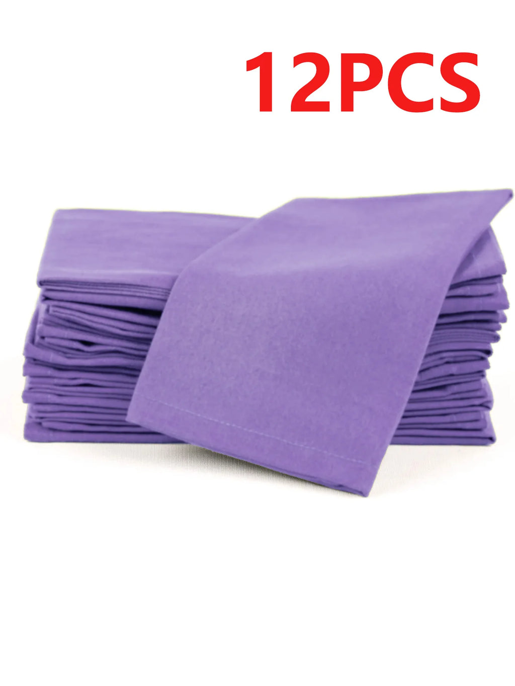 6/12PCS 40x40cm Cotton Linen Cloth Napkins Thickened Durable Placemat Reusable for Kitchen Dining Wedding Decoration