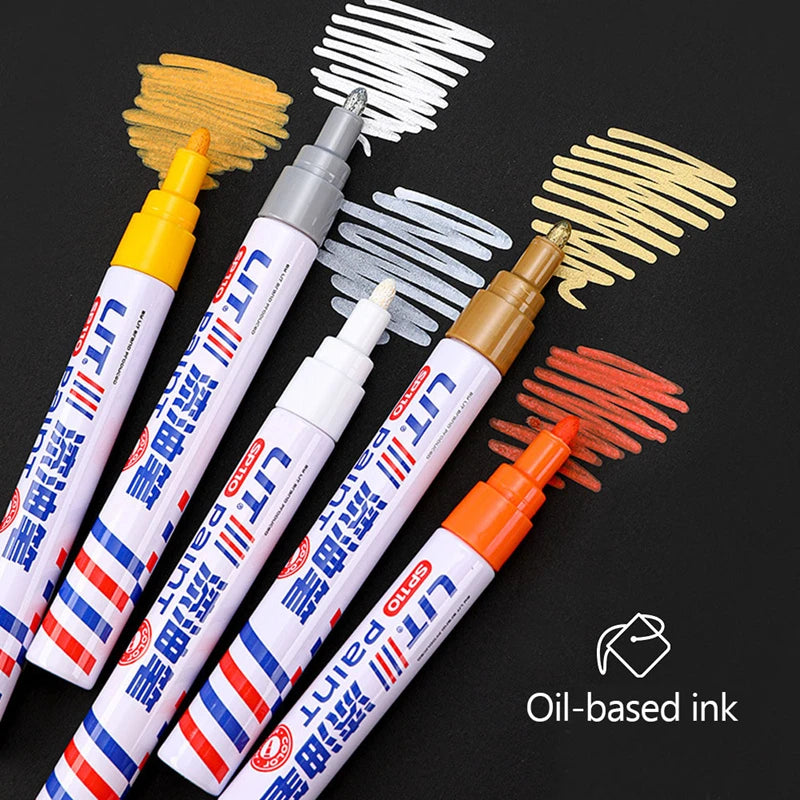 Car Paint Scratch Repair Pen For Cars Coat Scratches Touch Up Remover Tire Oily Mark Pen Waterproof Paint Pencil Car Accessories