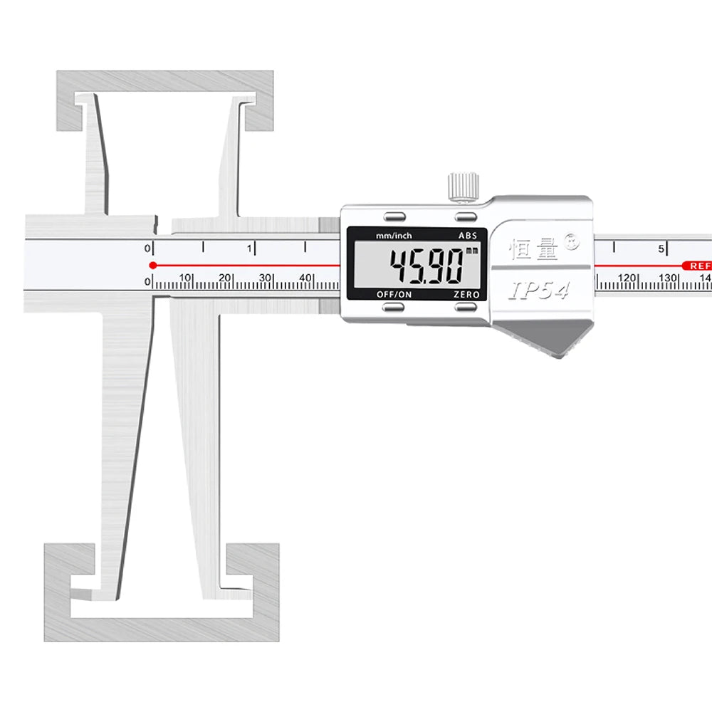 Double Inner Groove Vernier Digital Caliper 0.01mm Inner Groove Electronic Vernier Caliper Inner Hole Diameter Measurement Tool