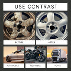 Car rust remover car wheel care quick remover car exhaust pipe rust removal spray cleaning metal iron powder