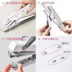 Stapler with 1000 Staples-Plier Stapler Save 60% Power,Good for Stapling at Home School or Warehouse