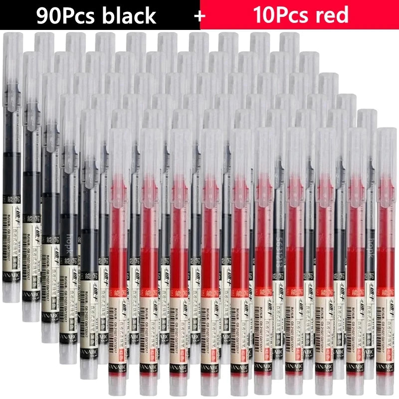 3/10/50/100PCS Color Gel Pens set,0.5mm Fine Tip Ballpoint Pen for Drawing Pens for Writing Office Accessories Back To School