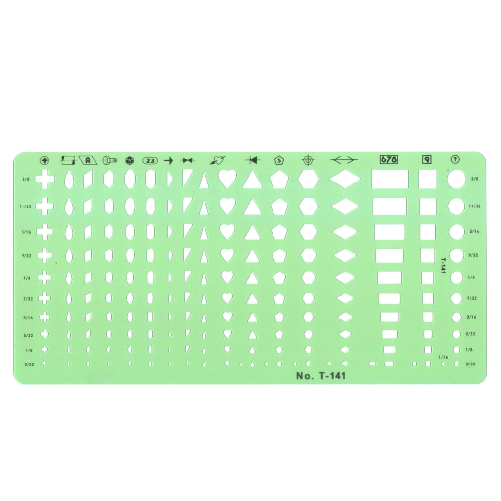 Jewelry Design Template Diamond Gemstone Drafting Ruler Kit Formwork Rulers Professional Designer Tools Supplies T-777-1 T-777-2