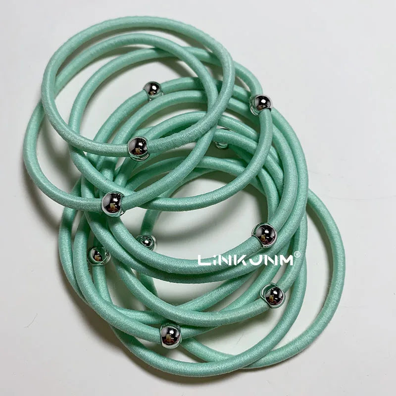 10PCS New Girls Elastic Hair Rubber Bands Kids Headbands Women Hair Tie Hair Gum Ponytail Hair Holders Hair Accessories