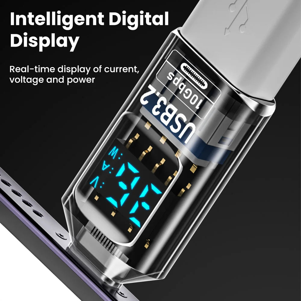 Digital Display USB3.2 Adapter USB A To Type C Adapter Data Transfer 60w Fast Charging USB C Converter For PC iphone15 Samsung