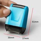 Roller Identity Theft Protection Stamp For ID Privacy Confidential Data Guard Rolling Stamps Reusable