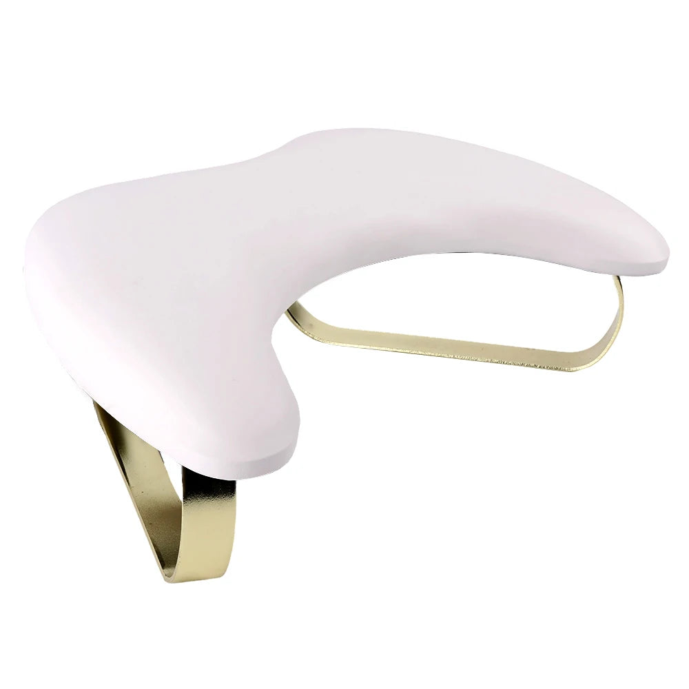 Nail Arm Rest with Rotating Phone Holder, Arm Rest for Nails Tech, PU Leather Nail Tech Arm Rest, U-Shaped Hand Rest