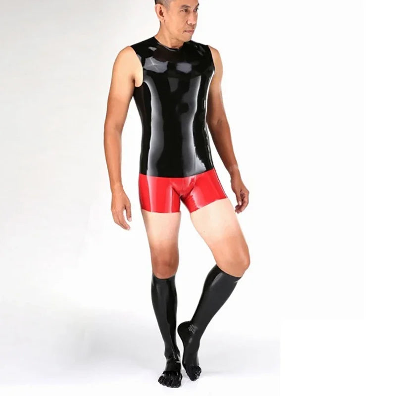 latex socks men  wetlook rubber  hood fetish wear  latex gloves  catsuits rubber shorts sexy mask zentai suit
