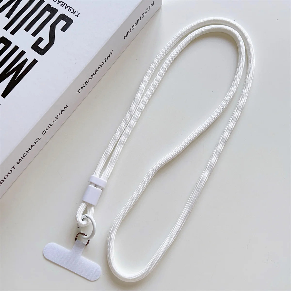 1Pc Universal Long Phone Lanyard Neck Hanging Rope Crossbody Rope With Phone Case Connection Clip