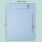 A4 leather writing clip, business folder, data book, office storage menu clip, contract book clip, music score clip