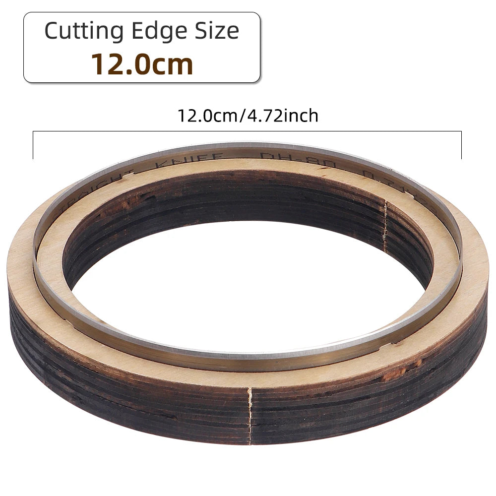 QJH Big Size Hollow Round Hole Punch, High Carbon Steel Round Leather Cutting Dies for DIY Leather Crafts (5 6 7 8 9 10 11 12cm)