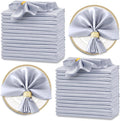12PCS Red Satin Napkins 30x30cm, Silky Soft Smooth Washable Napkins for Restaurant, Weddings, Dinner, Party,Christmas Decoration