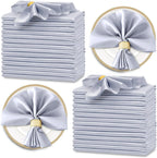 12PCS Red Satin Napkins 30x30cm, Silky Soft Smooth Washable Napkins for Restaurant, Weddings, Dinner, Party,Christmas Decoration