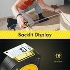Luminous screen digital tape measure