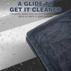 AUTOBRIGHT Microfiber 60*90cm 1300gsm One Wipe Drying Towel Car Wash Cloth Premium Cloth Thicken Soft Professional Car Cleaning