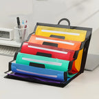 Wall Hanging Expanding File Folder Multi Pockets Document Organizer A4 Paper Storage Bag Portable School Office Paper Sorter