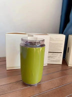 240ml Beverage Cups Travel Portable Drinking Cup Stainless Steel Vacuum Leak proof Coffee Hot & Cold Insulated Mug wholesale sme