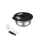 For Bosch Tassimo SUNY  HAPPY VIVY Refillable Coffee Filters Stainless Steel Coffee Capsule Pod Silicone Cover 60/180/200/220ml