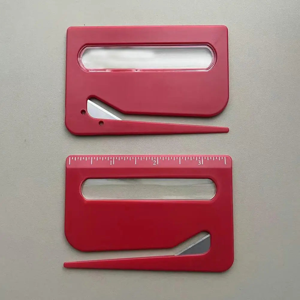 Mini Letter Knife Letter Mail Envelope Opener Safety Paper Guarded Cutter Blade Office Equipment Cutting Supplies