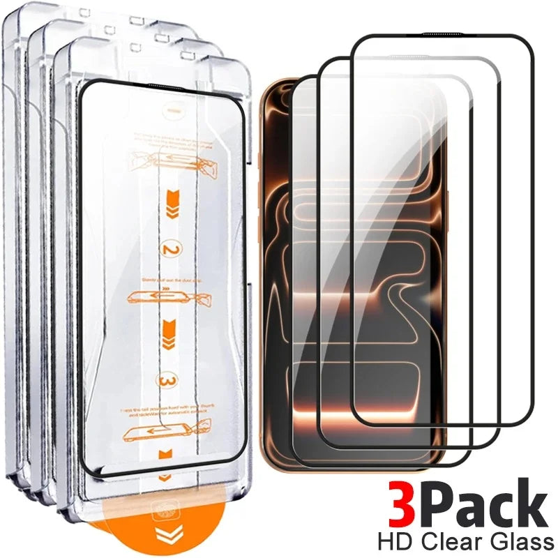 Easy Install Tempered Glass Privacy Screen Protectors for IPhone 17/17 Air/17 Pro/17 ProMax Anti-spy Auto Alignment Kit Film