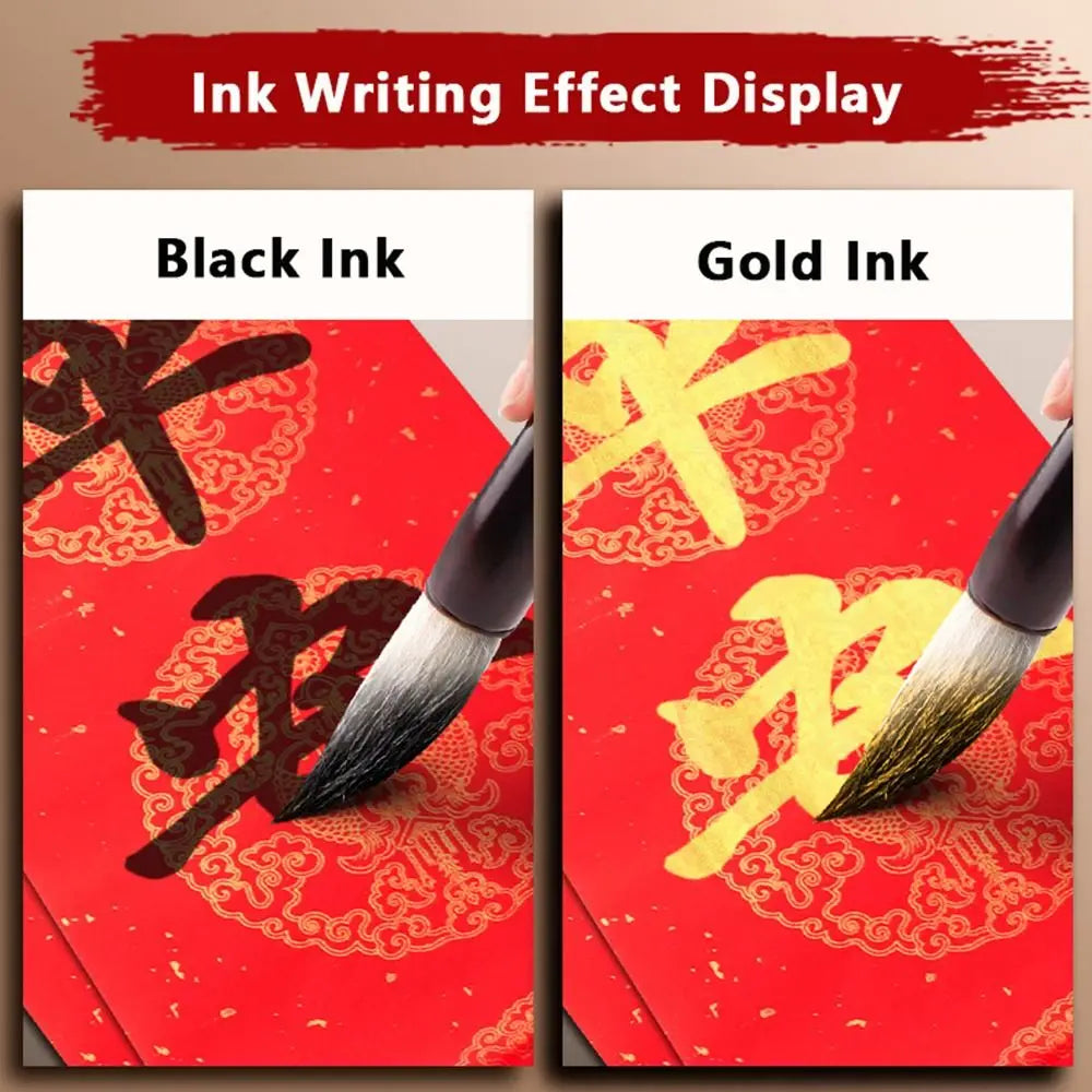 Rhapis Humilis Pole Calligraphy Brush Large Size Wolf Hair Chinese Painting Pen Spring Couplets Writing Wolf/Wool/Bear Hair
