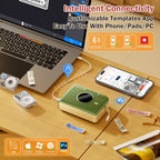 Phomemo A30Label Maker Wireless Mini Thermal Printer Portable Adhesive Sticker Barcode Labeling Machine for Home School Office