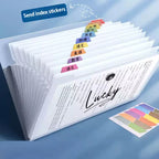 ♥A4 Multi-layer Student Insert Exam Organizer, Accordion Folder For Subject Classification, Exam File Storage Bag